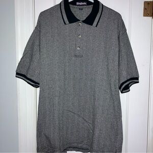 Vintage King Louie Bowling Gray Polo Shirt M